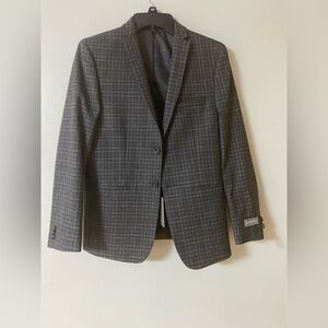 Michael Kors Grey/Red Comfort Fit Suit Jacket *NWT*